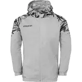 Uhlsport Goal 25 Evo Woven Veste à capuche Homme gris foncé mélangé/noir L