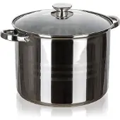 Vetro-PLUS LIVING Pot en acier inoxydable 16,2 l