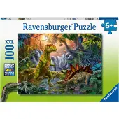 Ravensburger Puzzle 100 p XXL - L'oasis des dinosaures