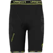 Uhlsport Bionikframe Short Unpadded Hommes - Noir / Jaune fluo
