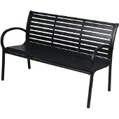 Ebuy24 Kira Banc de jardin, noir, noir.