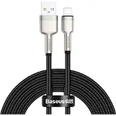 Baseus Câble USB vers Lightning Cafule, 2.4A, 2M (Noir)