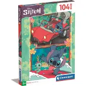 Clementoni Puzzle 104 SuperKolor Disney Stitch 27571