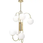 Toolight Lampe Suspendue APP1003-6CP Gold