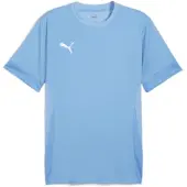 Puma T-Shirt fonctionnel 'TeamGoal Matchday' bleu ciel / blanc