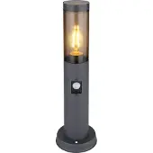 Globo lampe d'extérieur acier inoxydable anthracite, 1x E27