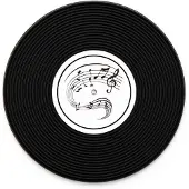Froster Dessous de plat pour disque vinyle 4 pièces