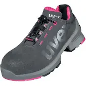 Uvex 1 ladies Chaussures basses S2 gris, rose largeur 10 Gr. 39