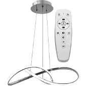 Toolight Lampe Suspendue APP393-CP Chrome