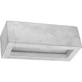Sollux Applique VEGA 30 béton 1xE27 15W béton/verre 10x12x30cm