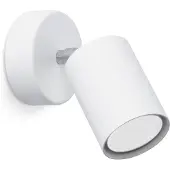 Sollux Applique LEMMI 1 blanc 1xGU10 10W acier 18.5x8x8cm