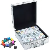 Engelhart Longfield Mexican Train Double 12 valise en aluminium
