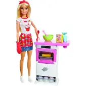 Mattel "Cooking & Baking" Poupée boulangère & set de jeu