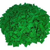 LEGO 2X4 Plaques de construction Vert - 3020 NOUVEAU Quantité 100x