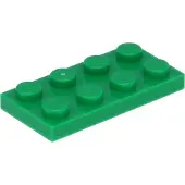 LEGO 2x2 panneaux 3020 - 50 pièces vert