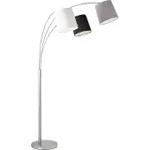 Leuchtendirekt Leuchten Direkt Lampadaire Melvin 3-flamme E27 hauteur 180 - 190 cm