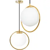 Toolight Lampe Suspendue APP430-1CP Gold