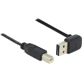 DeLOCK Easy-USB-Kab.2.0 A(gewink. ob/un) -> B 0.5m schwarz