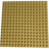 LEGO 16x16 Panneaux de construction Beige clair Constructible des deux côtés - 91405 NOUVEAU Quantité 1x