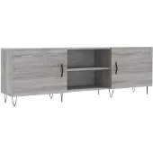 Syfax Meuble TV sonoma gris 150x30x50 cm bois d'ingénierie