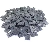 LEGO 4x6 Panneaux de construction Gris foncé - 3031 NOUVEAU Quantité 25x