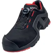 Uvex 1 support Chaussures basses S3 noir, rouge largeur 11 Gr. 35