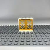 LEGO 1x4x3 Fenêtre Golden Cadre blanc pour maison, bâtiment NOUVEAU ! Quantité 25x