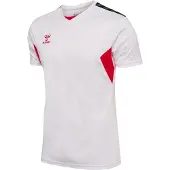 Hummel T-Shirt fonctionnel 'AUTHENTIC' rouge / noir / blanc
