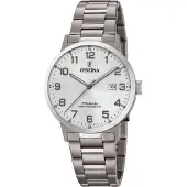 Festina Montre dateur CALENDARIO TITANIUM Silver