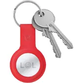 Crong Silicone Case with Key Ring - Protective Key Case for Apple AirTag (c