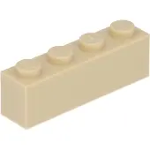LEGO 50 pièces 3010 Brick 1x4 Part Basic Bricks 50 Beige