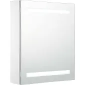 Sonstiges Armoire de salle de bain à miroir LED 50x13,5x60 cm