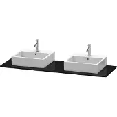 Duravit Console XSquare, 2 découpes, 1600x16x550mm, XS063HB4040