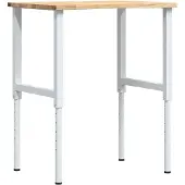 Syfax Établi 80x60x(71,5-98) cm bois de chêne massif