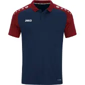 Jako Polo Uni Performance, Couleur:marine/rouge, Taille:S