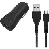 Energizer HardCase - Chargeur de voiture USB-A 1A + câble micro-USB (Noir)