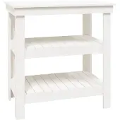 Syfax Banc de travail Blanc 78,5x50x80 cm Bois de pin massif