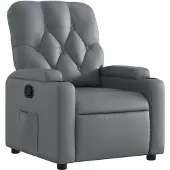 Sonstiges Fauteuil inclinable Gris Similicuir