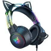 Onikuma Casque de jeu X15 Pro Black/Cat Ears