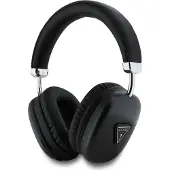 GUESS Saffiano Pu Leather Triangle Logo Wireless Headphones Noir