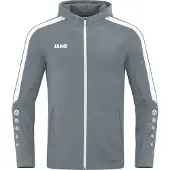 Jako Veste à capuche Power Hommes - Gris pierre