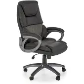Halmar Fauteuil d'armoire STEVEN noir / gris cendré
