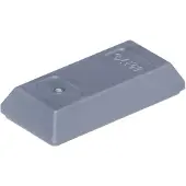 LEGO 250x lingot d'argent 1x2