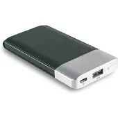 RealPower 282247 Powerbank PB-4000 Fashion Black (lederoptik)