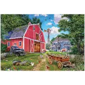 Eurographics Puzzle dans une boîte en fer blanc Family Farm 550 pièces