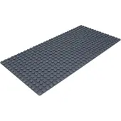 LEGO 3x plaque de base 16x32, gris foncé