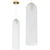 Toolight Lampe Suspendue APP665-1CP Gold White