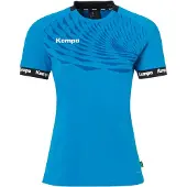 Kempa Wave 26 Short Sleeve T-shirt Bleu XL Femme