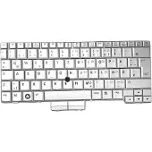 T-ProTek FRANÇAIS - Clavier argent avec souris pour HP EliteBook 2170p-B6Q15EA 2170p-B8J81AW