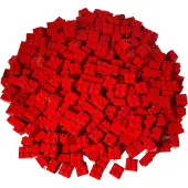LEGO Briques 2x2 Rouge - 3003 NOUVEAU ! Quantité 50x